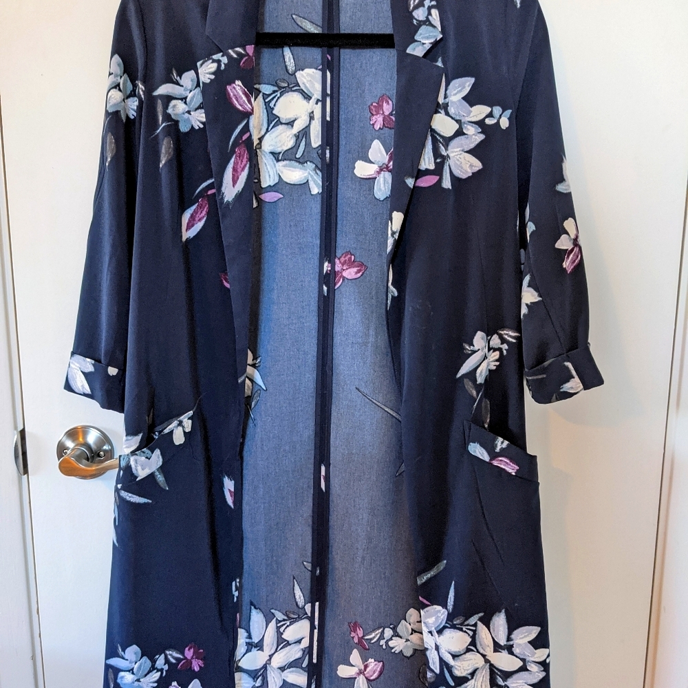 Dynamite maxi floral cardigan/kimono